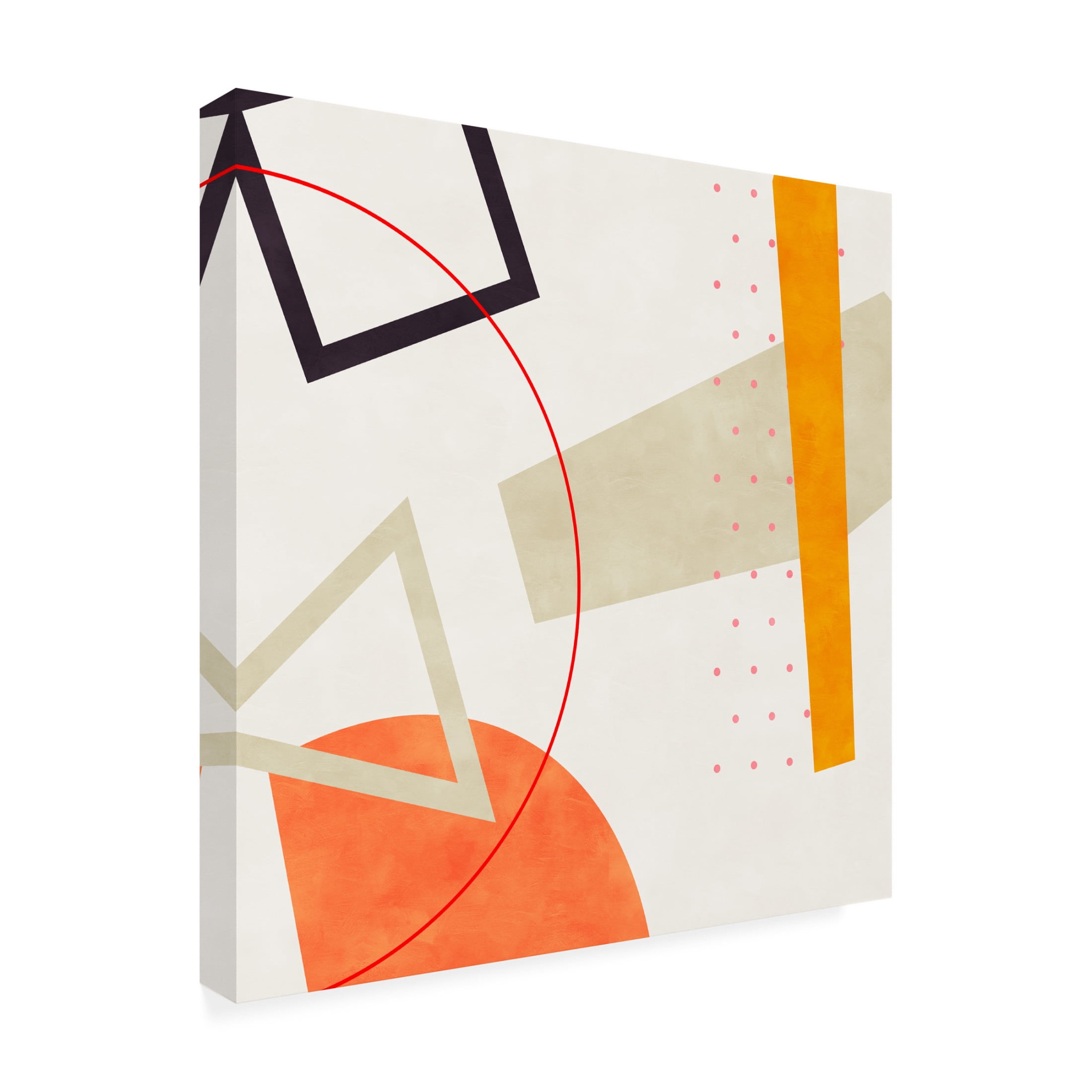 Trademark Fine Art Ana Rut Bre Mid Bauhaus Geometry 6 Canvas Wall Art