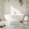 thumbnail image 4 of Yolife 32"x20" Diatomite Bath Mat, Super Absorbent Quick-Dry Bathroom Rug, Non-Slip Natural Diatomaceous Earth Mat for Shower, Kitchen, Entryway, Easy to Clean,Light Grey, 4 of 9