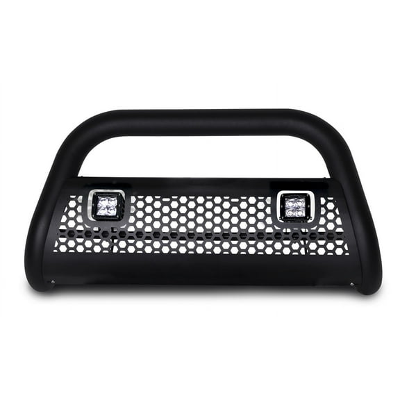 Go Rhino 55522T RHINO Charger 2 RC2 LR Complete Bull Bar Kit; Light Ready; Textured Black; Incl. Bull Bar; Mounting Brackets; Skid Plate; 3 in. Tubing; Front; Fits select: 2005-2015 TOYOTA TACOMA