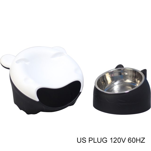 Automatic Cat Fountain LED Filtering Silent Pet Drinking Dispenser Cat Food Bowl
