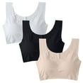 thumbnail image 1 of Comfortable And Elastic Women's Sports Bra With Bra Daily Bra 3PC, 1 of 9