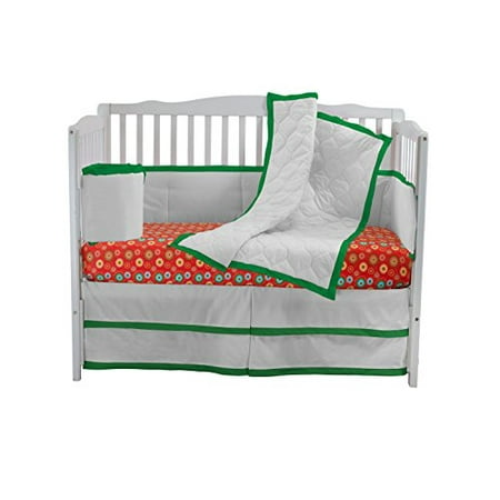 Baby Doll Medallion 4 Piece Crib Bedding Set Green Canada Medallion 4 Piece Crib Bedding Set