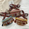 thumbnail image 2 of Weave Crossbody Bags Female Tassel Waist Bag Retro Leather Shoulder Packs, 2 of 4