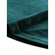 thumbnail image 5 of Camiseta casual de terciopelo de mujer Inspire Chic, con cuello en V y mangas cortas, talla 3XL, color verde lago, 5 of 6