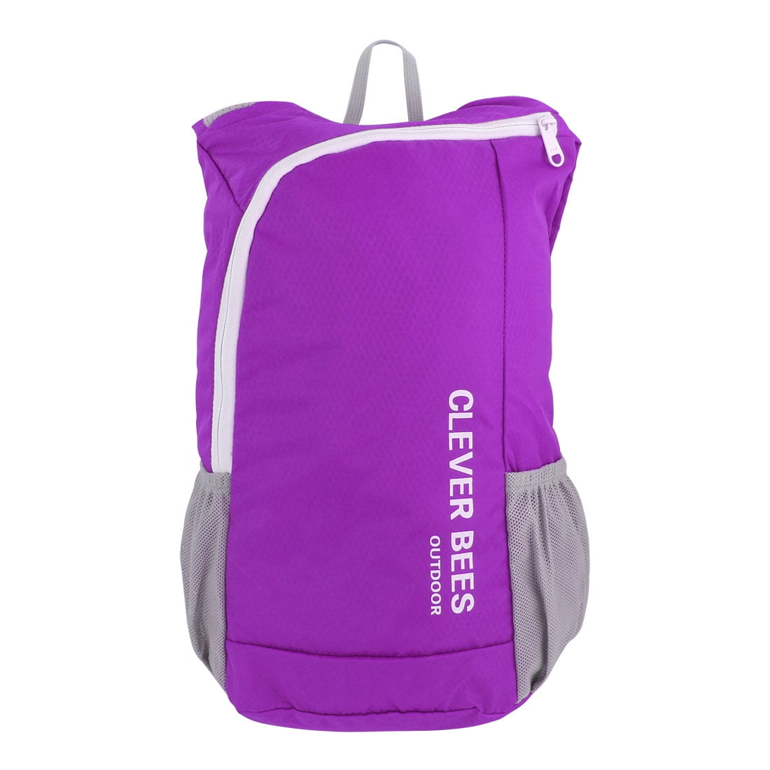 Outdoor Camping Travel Bag Water Resistant Mountaineering Hiking Backpack Purple by Unique-Bargains