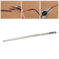 thumbnail image 1 of Lacing Pin Hand Sewing Manual Handmade Leather Tool Metal Leather Sewing Pin Two Prong, 1 of 8