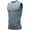 Gray, variant on Men Shirt,Quick-Drying Breathable Sleeveless Elastic Vest,Ionic Compression Shape,Build Toned Body Running & Performance