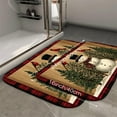 thumbnail image 2 of 1pc Snowman with Cardinals Absorbent Non-Slip Bathroom Thickened Flannel Rug Decor,Soft,Quick Drying,Suitable For Indoor/outdoor Use,Bathrooms,Bedrooms,Kitchens,Terrace,Laundry Rooms,16"x24", 2 of 9