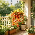 thumbnail image 6 of MMJ Artificial Flowers Hanging Vine Outdoor Hibiscus Faux Plant Wedding Porch 13.78x23.62in, 6 of 6