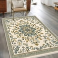 thumbnail image 3 of 3'x5' Area Rugs, Sage Green Boho Indoor Outdoor Area Rug for Living Room Bedroom, Geometric Ethnic Southwestern Washable Bathroom Rugs Kitchen Floor Carpet Mats Home Decor Aesthetic, 3 of 8