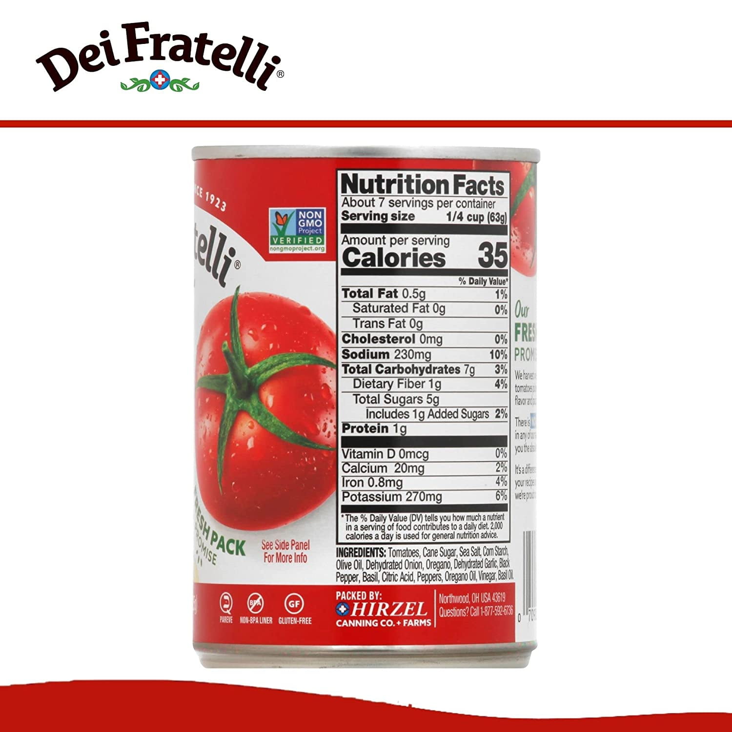 (2 pack) Dei Fratelli® Pizza Sauce 15 oz. Can