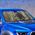 thumbnail image 4 of Xixirimido Car Windshield Sun Shade Front Windshield Cover Universal Fit for SUVs Trucks Foldable Front Window Sunshade Automotive Interior Accessories, Forest Camouflage Bear, 4 of 8