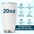 thumbnail image 6 of Daisy Flower Coffee Tumbler Travel Mug with Lid, Cute Floral Insulated Cups, Stainless Steel Tumblers, Birthday Gifts for Women, Teenage Girls, Friends, Bulk Hot & Cold Drinks, 6 of 6