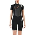 thumbnail image 1 of HETSUITS MANGULA CORTA MANTENGA CALIENTE PREVENCIÓN DE SACADOR PREVENCIÓN PROFESIONAL Traje de baño Traje de buceo para snorkel natación en agua fría Negro para mujer S 1.5mm Speravity  OD017108-08, 1 of 6