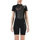 thumbnail image 1 of HETSUITS MANGULA CORTA MANTENGA CALIENTE PREVENCIÓN DE SACADOR PREVENCIÓN PROFESIONAL Traje de baño Traje de buceo para snorkel natación en agua fría Negro para mujer S 1.5mm Scienceny  OD017108-08, 1 of 6