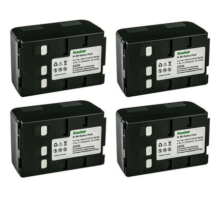 Kastar HHR-V212 / VW-VBS20E Battery 4-Pack Compatible with Panasonic NV-VX55EN NV-VX55ENH NV-VX5A NV-VX5EN NV-VX5ENH NV-VX7 NV-VX70 NV-VX70A NV-VX70EN NV-VX77 NV-VX77A NV-VX77ENH Camera