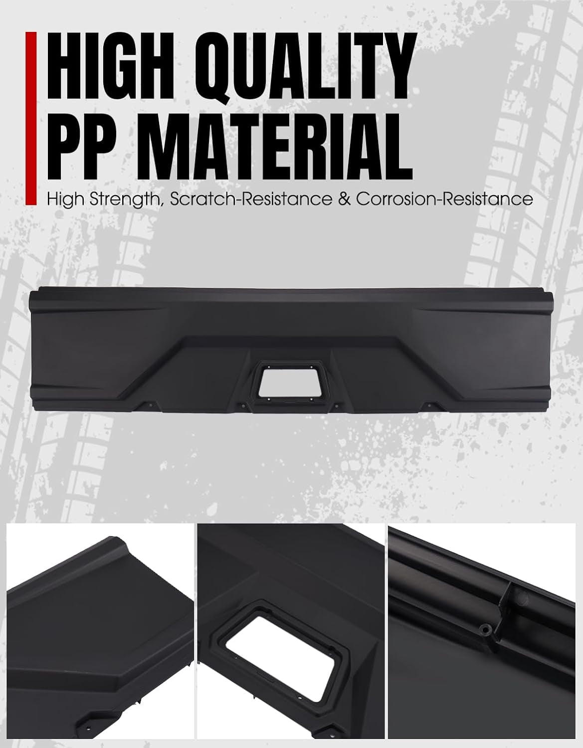 A & UTV PRO Tailgate Outer Panel for 16-25 Polaris Ranger XP 1000 570 900 Full Size CREW XP Accessories, Bed Enclosure Tail Gate Guard Replace #5439114-070