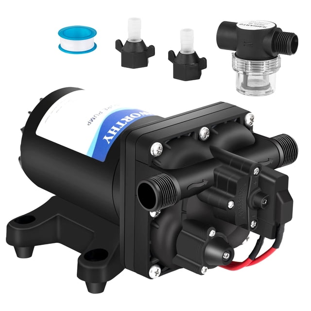 Bomba de agua ECO-WORTHY 42 Series 12V 3.5GPM 55PSI para RV