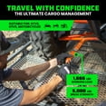 thumbnail image 4 of Rhino USA Heavy Duty 1.6 x 17 inch Soft Loop Tie Down Straps - 5,000 lbs Break Strength (Orange 4pack), 4 of 7
