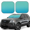 thumbnail image 1 of Vsdgher Teal Turquoise Print Car Windshield Sun Shade, Reflective Sunshade Window Sunshade Sun Visor Protector Fit for Cars,Trucks,SUVs-Medium, 1 of 6