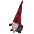 thumbnail image 3 of Northlight Plaid Plush Gnome Christmas Figure - 13" - Red and Black, 3 of 4