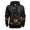 AB433 Black, variant on Tisuna Mens Halloween Hoodies Pumpkin Print Long Sleeve Hooded Tops Cozy Men Festival Theme Party Everyday Wear Size L