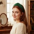 thumbnail image 5 of Jiibva Elegant Velvet Headbands for Women Girls Vintage Crown Hair Bands Wide Hair Hoop Non Slip Head Wraps Hairband Hair Accessories, 5 of 7