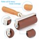 thumbnail image 4 of Rodillo de goma suave, Brayer ideal para herramientas de construcción de cinta antideslizante, herramientas de impresión, tinta y estampado (4 pulgadas, marrón), 4 of 5