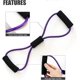 thumbnail image 4 of 3pcs resistance bands, yoga pilates squat, muscle training gym expander resistance training bands, sliding disc, lumbar disc, massager, 4 of 4
