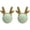 Green, variant on HDJNal Green Loong Shape Cabinet Knobs - Set of 2 - Ceramic Drawer Pull Handle Kitchen Cupboard Wardrobe Knob Kid's Room Decorative Furniture Hardware