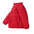 thumbnail image 3 of Cethrio Puffer Jackets for Boys Girls, Full Zip Warm Lightweight Winter Outerwear Coats Red Size 13-14 T, 3 of 8