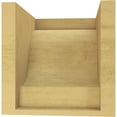 thumbnail image 4 of 8"W x 8"D x 8"H Wide Newport Rough Cedar Woodgrain TimberThane Corbel, Primed Tan, 4 of 6