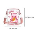thumbnail image 2 of Bolso Bandolera Transparente PVC Correa Ajustable para Conciertos Festivales Deportivos, 2 of 9