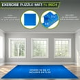 thumbnail image 7 of ProsourceFit Exercise Puzzle Mat 3/4-in, Blue, 96 Sq Ft - 24 Tiles, 7 of 7