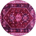 thumbnail image 1 of Ahgly Company Indoor Round Persian Pink Traditional Area Rugs, 4' Round, 1 of 4