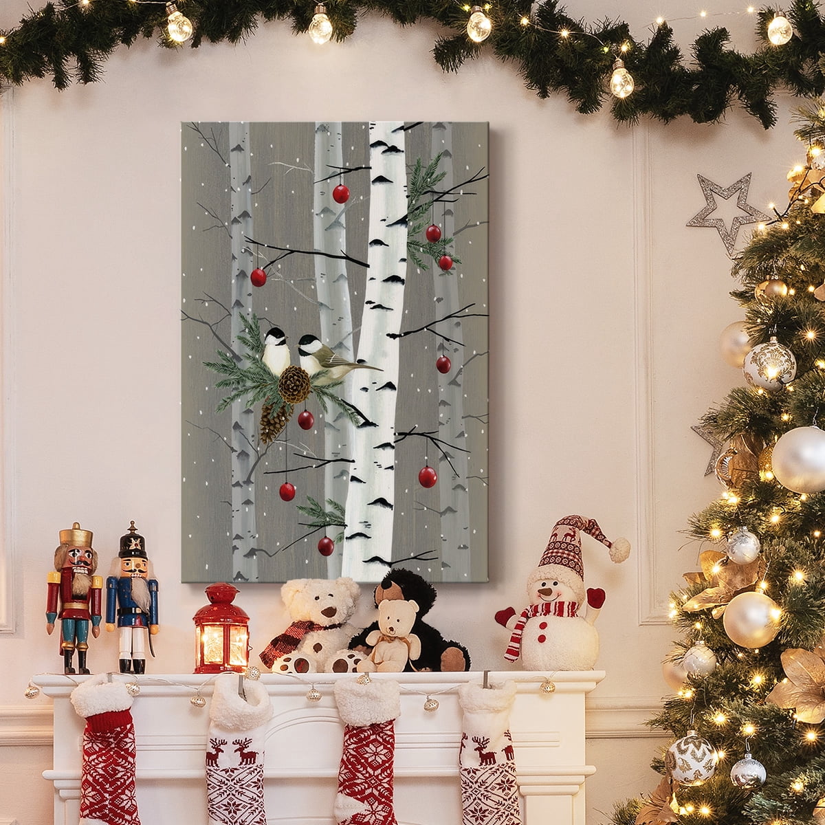 Birch Birds II- Gallery Wrapped Canvas