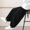 thumbnail image 5 of YUELONGHU Adult Men Casual Pants Cargo Pants for Men Black Work 2026 Men's Autumn Winter Corduroy Casual Pants Loose Wide Leg Trend Pants Large Size, 5 of 9