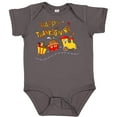 thumbnail image 3 of Inktastic Happy Thanksgiving Turkey Train with Food Boys or Girls Baby Bodysuit, 3 of 5