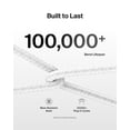 thumbnail image 4 of Cable Belkin USB-C a USB-C de 2 m, 60 W, trenzado, blanco, 4 of 8