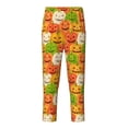thumbnail image 2 of Disketp Cartoon Pumpkins for Teenagers' Pajama Pants ,Lounge Pants Teen joggers Ideal for Home, School, or Sports-Medium, 2 of 6