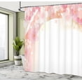 thumbnail image 4 of Ambesonne Cherry Blossom Shower Curtain, Abstract Japan Art, 69"Wx75"L, Pastel Pink Pale Yellow, 4 of 4