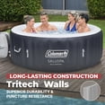 thumbnail image 5 of Coleman SaluSpa Palm Springs AirJet Inflatable Circle Hot Tub Spa 4-6 Person with Pump #P08411, 5 of 10