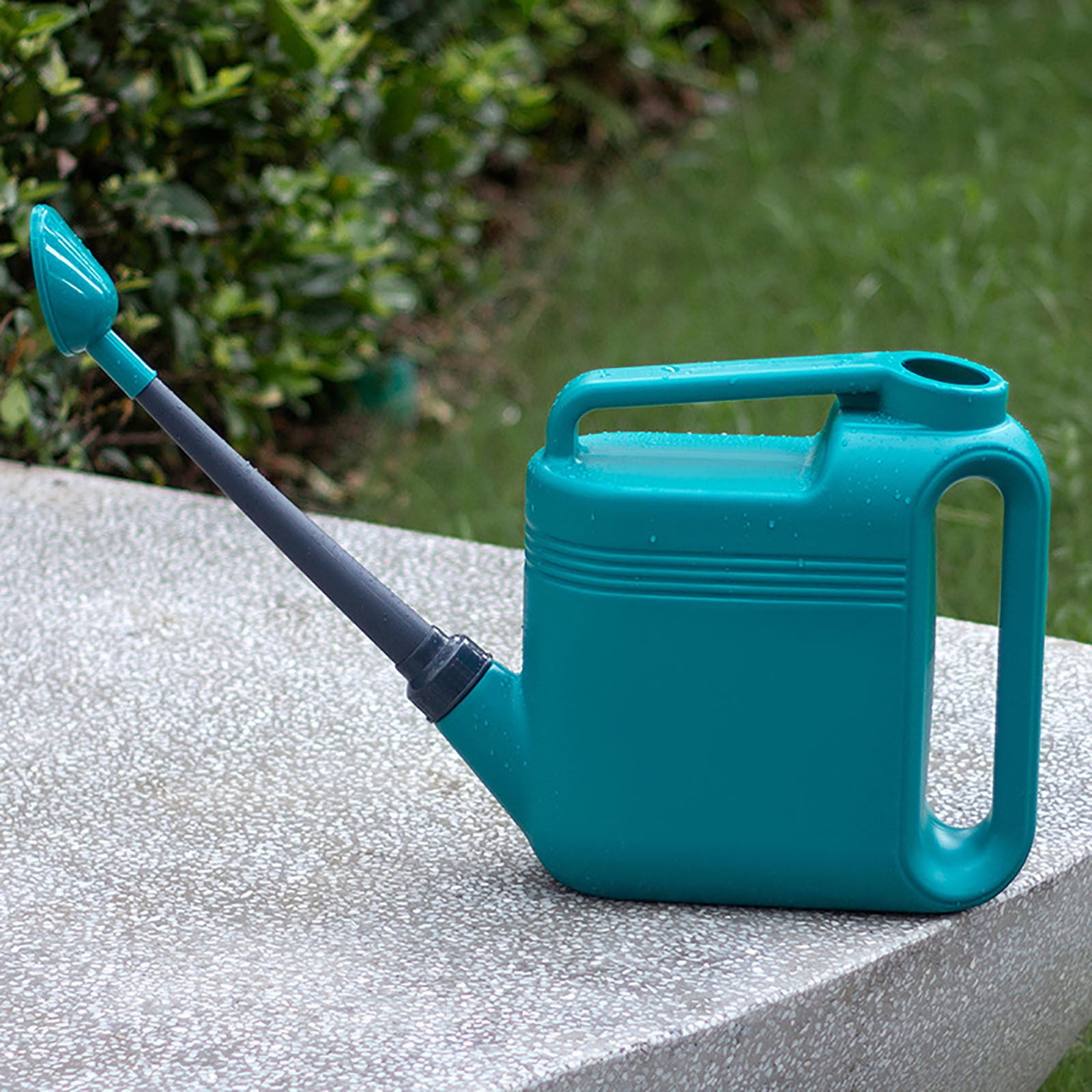 5L Garden Watering Can with Long Spout - Lightweight Water Pot for Indoor/Outdoor Use - Features Removable Sprinkler Head & Comfortable Grip (1.3 Gallon Capacity)
