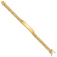 thumbnail image 4 of 14K Solid Curb Link Name Bar Identification ID Bracelet, 4 of 7