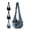 Grey-15.0"L x 6.0"W x 5.5"H, variant on Dog Sling Carrier For Small Dogs 5-18lb And Cats With Adjustable Padded Strap Twill Lined Double Safety Feature Machine Washable