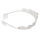 thumbnail image 1 of Corona de novia de aleación ABS plateada, hermosa corona de princesa decorativa brillante para boda para fiesta, 1 of 15
