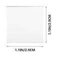 thumbnail image 2 of unbranded 100Ud Sticker De Pared Acrílico Plateado Para Hogar Auto Adhesivo Durable, 2 of 8