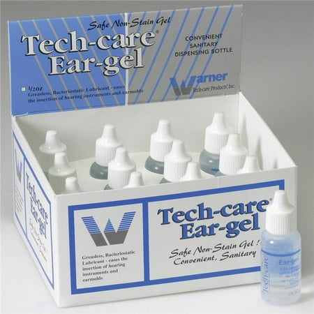 Warner Tech Care HC-AUD023 Tech-Care Ear-Gel - 12 Count