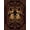 Black Orange Gold, Pattern 4, variant on ODIKA Tibetan Beast Tiger Duel Serpent Confrontation Decorative Print for Home Office, Gaming Room, Under Desk, Non-Slip Chair-Friendly