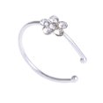 thumbnail image 4 of Copper Fittings Silver-plated Piercing Jewelry C-shaped False Nose Ring, 4 of 9